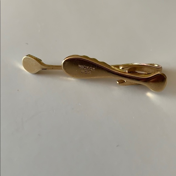 Vintage Gold Plated Hickok Tie Clip - Picture 2 of 2